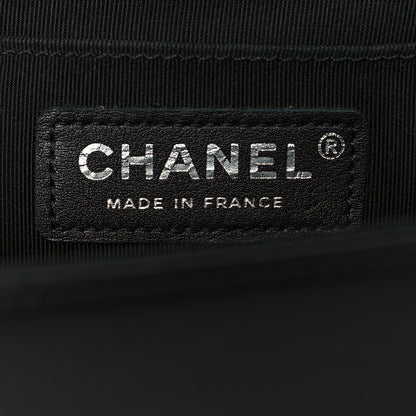 Chanel Lambskin Quilted Medium Boy Flap So Black 6 of 14