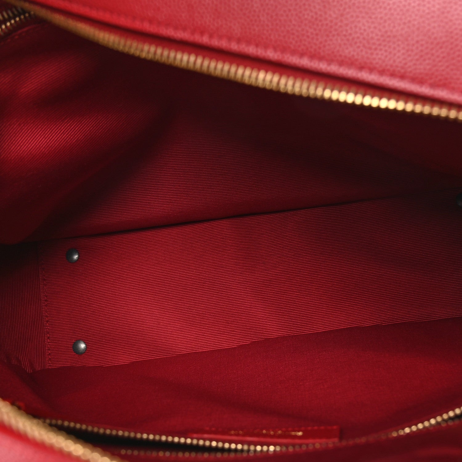 Saint Laurent Grain de Poudre Small Museum Briefcase Red 5 of 10