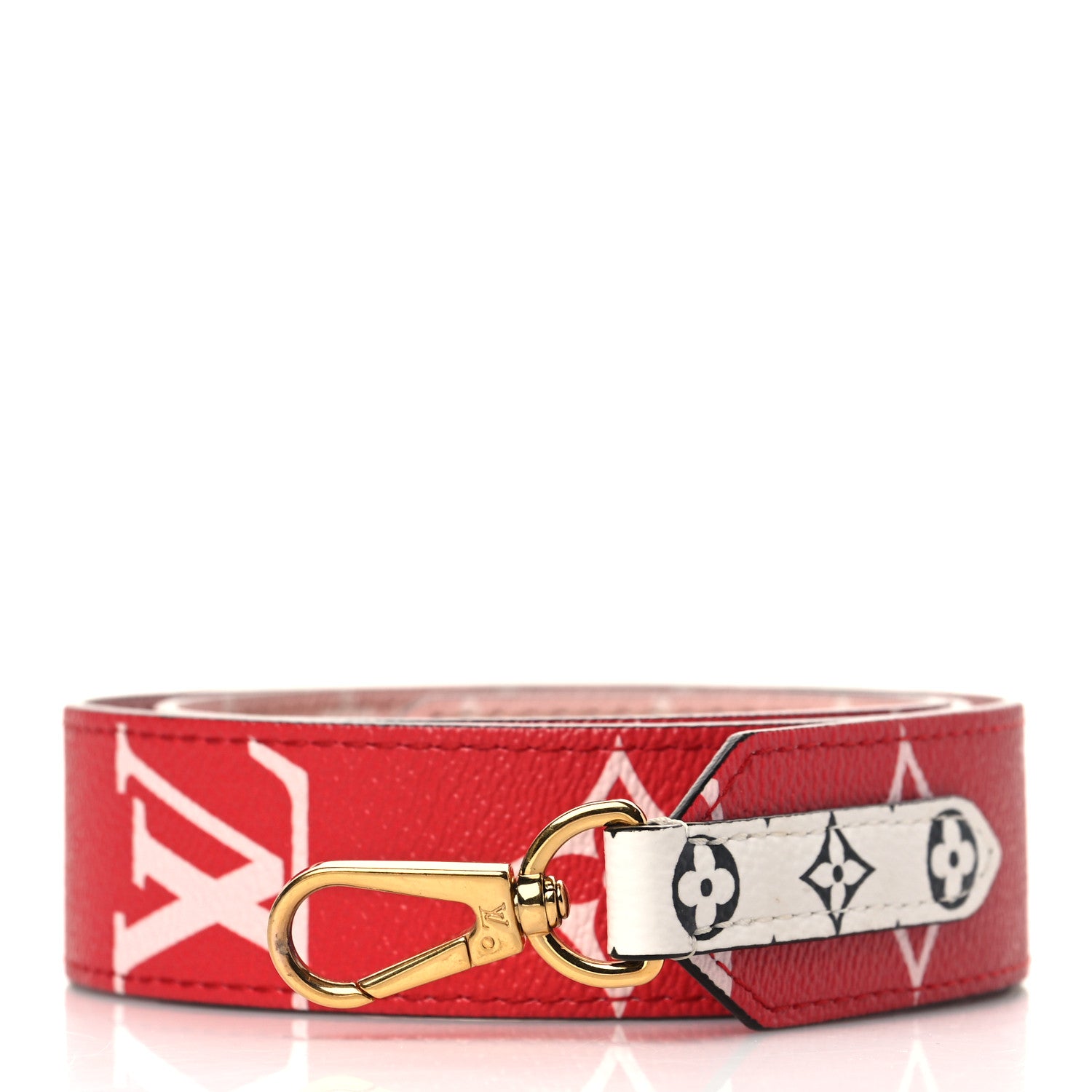 Louis Vuitton Monogram Giant Bandouliere Shoulder Strap Rouge 1 of 5