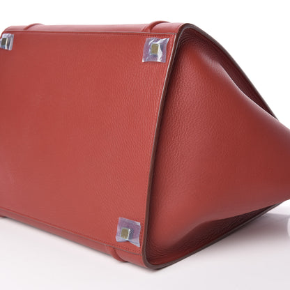 Celine Supple Calfskin Medium Phantom Luggage Merlot 6 of 9