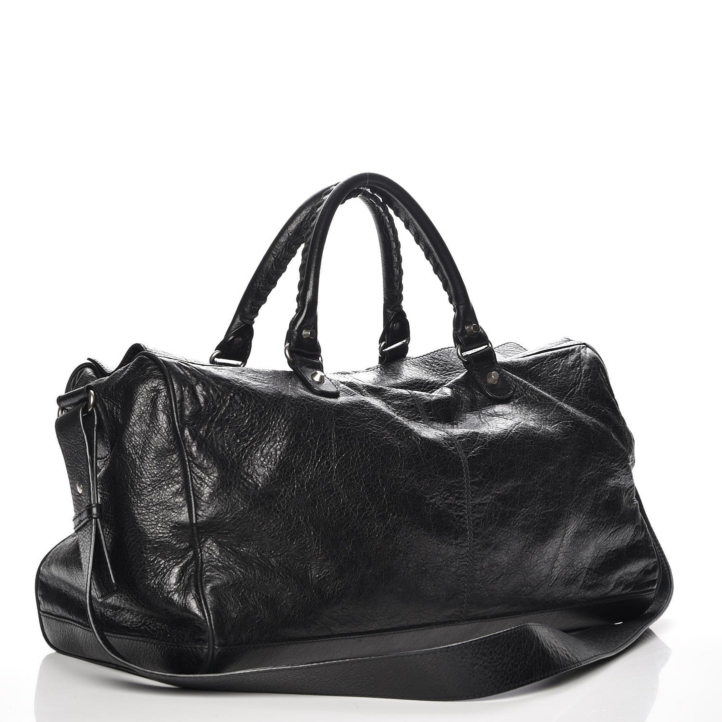 Agneau Classic Hardware S Squash Boston Black