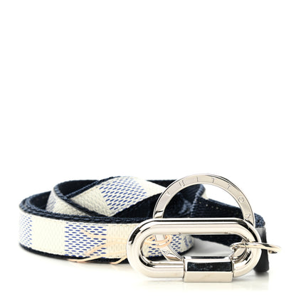 Louis Vuitton Damier Coastline Lanyard Key Holder White 1 of 5