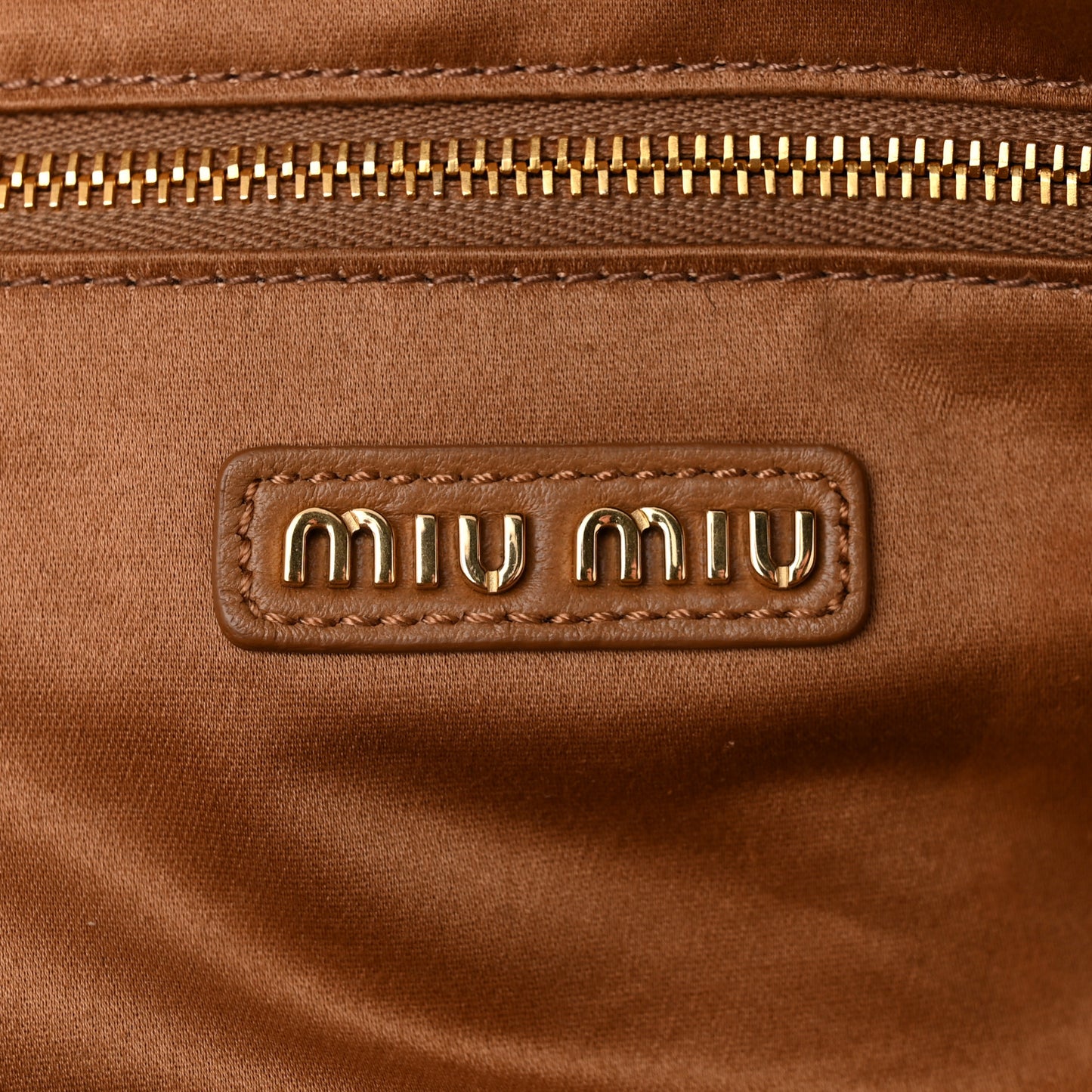 Nappa Matelasse Large Arcadie Top Handle Bag Caramel