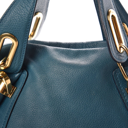 Chloe Calfskin Medium Paraty Peacock Blue 17 of 17