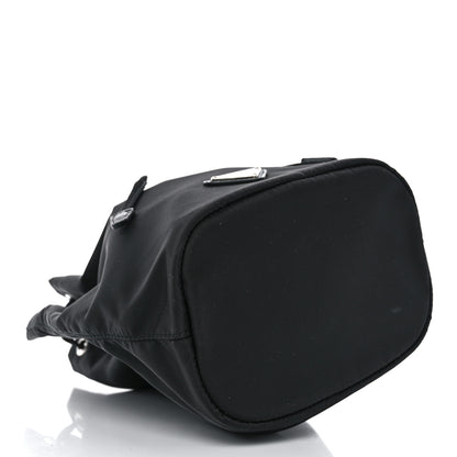 Prada Saffiano Tessuto Nylon Vela Bucket Wristlet Black 4 of 8
