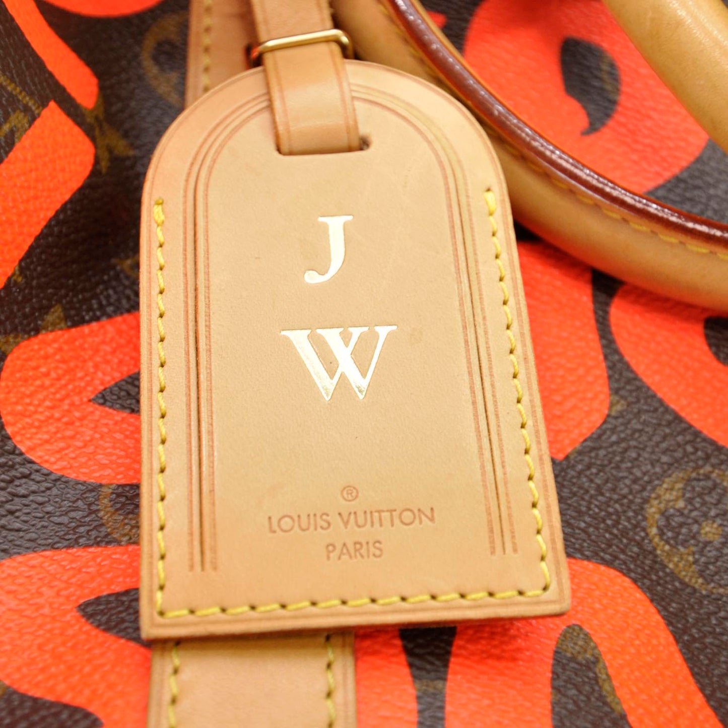 Monogram Graffiti Keepall 50 Orange