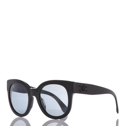 Chanel Acetate Butterfly Signature CC Sunglasses 5358 Black 1 of 9