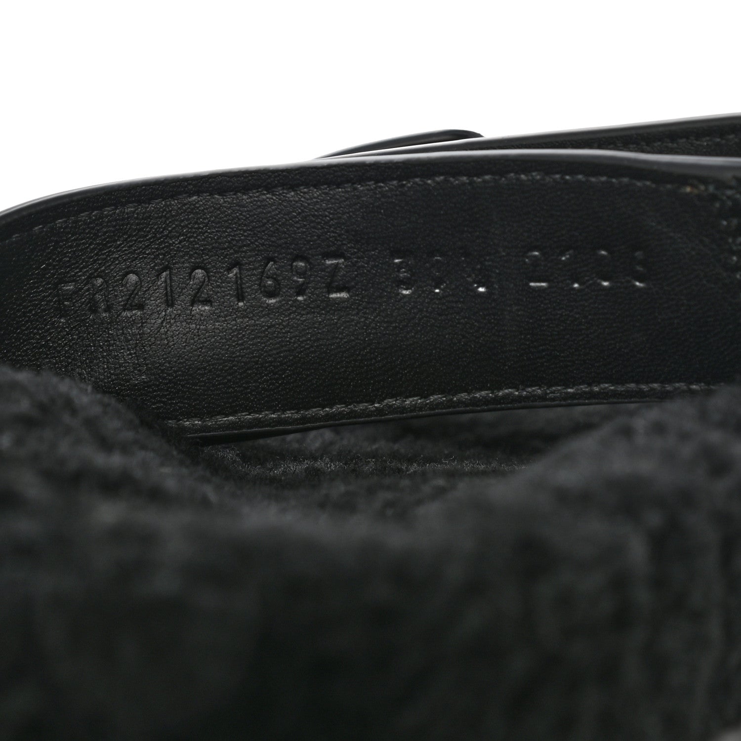 Hermes Calfskin Woolskin Womens Chypre Sandals 39.5 Black 8 of 10