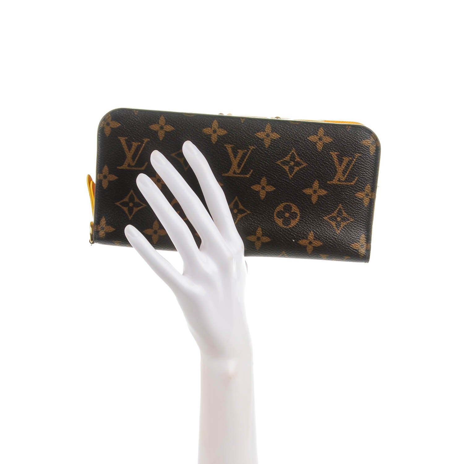 Louis Vuitton Monogram Kusama Waves Insolite Wallet Yellow 2 of 7