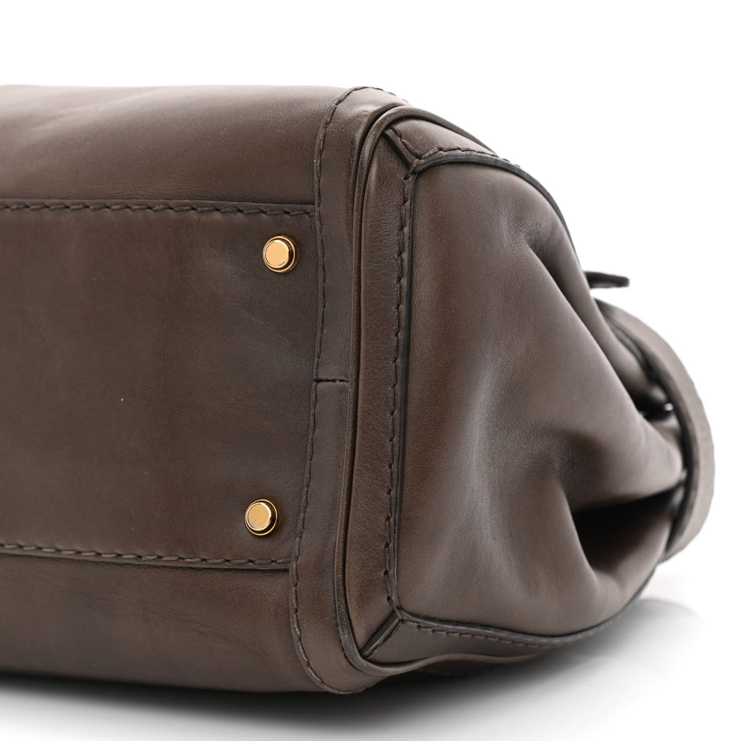 Calfskin Medium GG Running Tote Brown