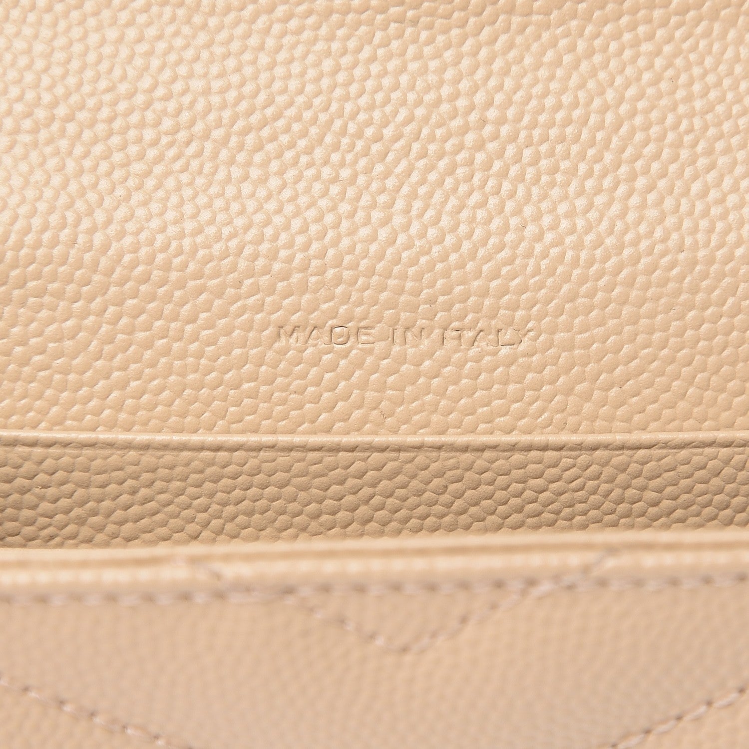 Saint Laurent Grain De Poudre Matelasse Chevron Small Monogram Envelope Wallet Nude Powder 7 of 11