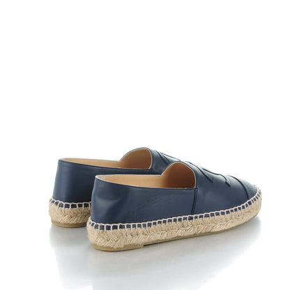 Chanel Lambskin CC Espadrilles 36 Dark Navy 4 of 9