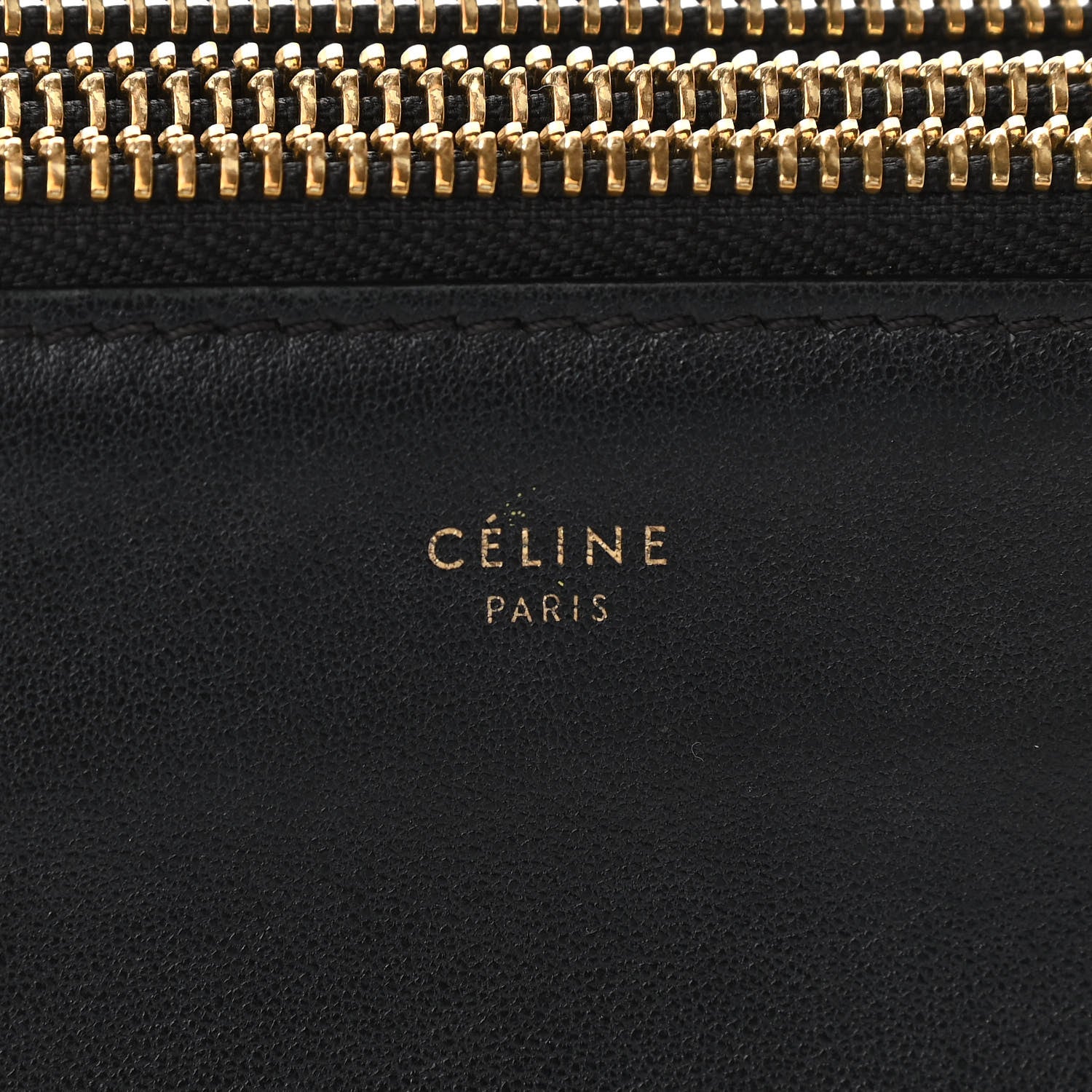 Celine Lambskin Large Trio Crossbody Bag Black 7 of 14