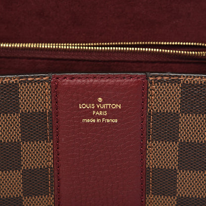 Louis Vuitton Damier Ebene Cuir Taurillon Wight Bordeaux 6 of 10