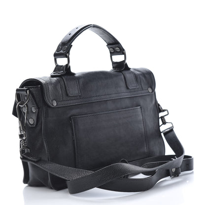 Proenza Schouler Lambskin Tiny PS1 Satchel Black 3 of 13