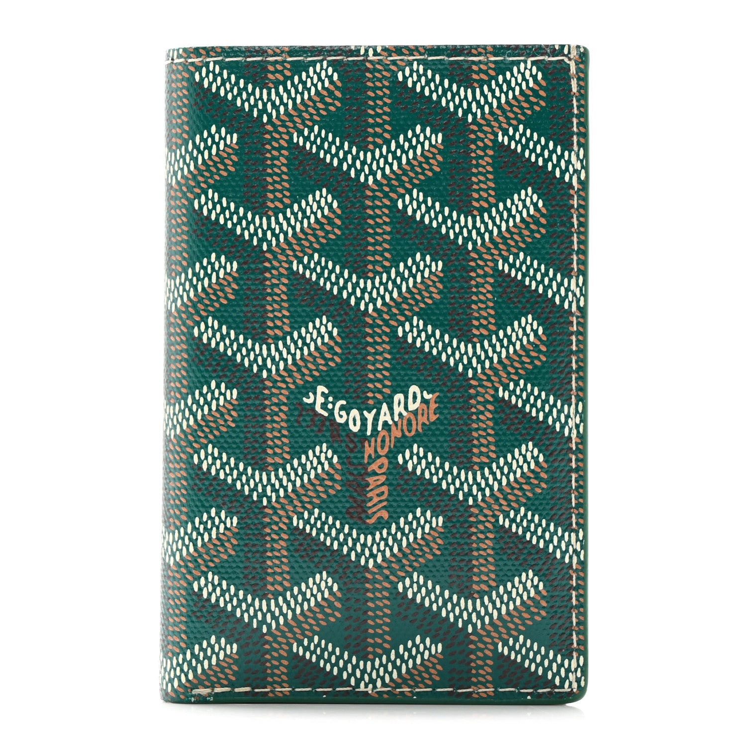 Goyard Goyardine Saint Pierre Card Holder Green 1 of 12