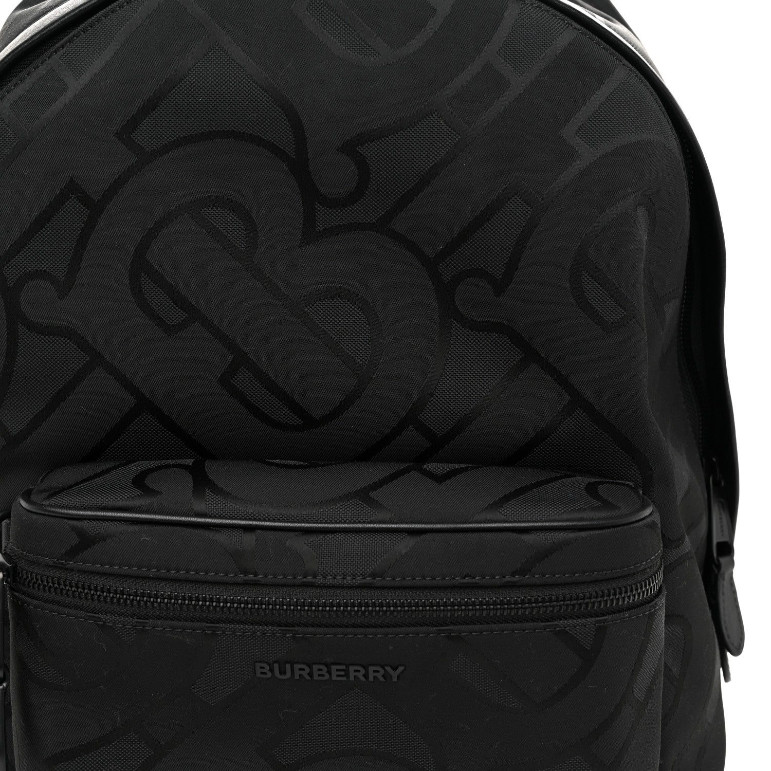 Burberry Jacquard Monogram TB Jett Backpack Black 8 of 10