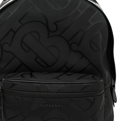 Burberry Jacquard Monogram TB Jett Backpack Black 8 of 10
