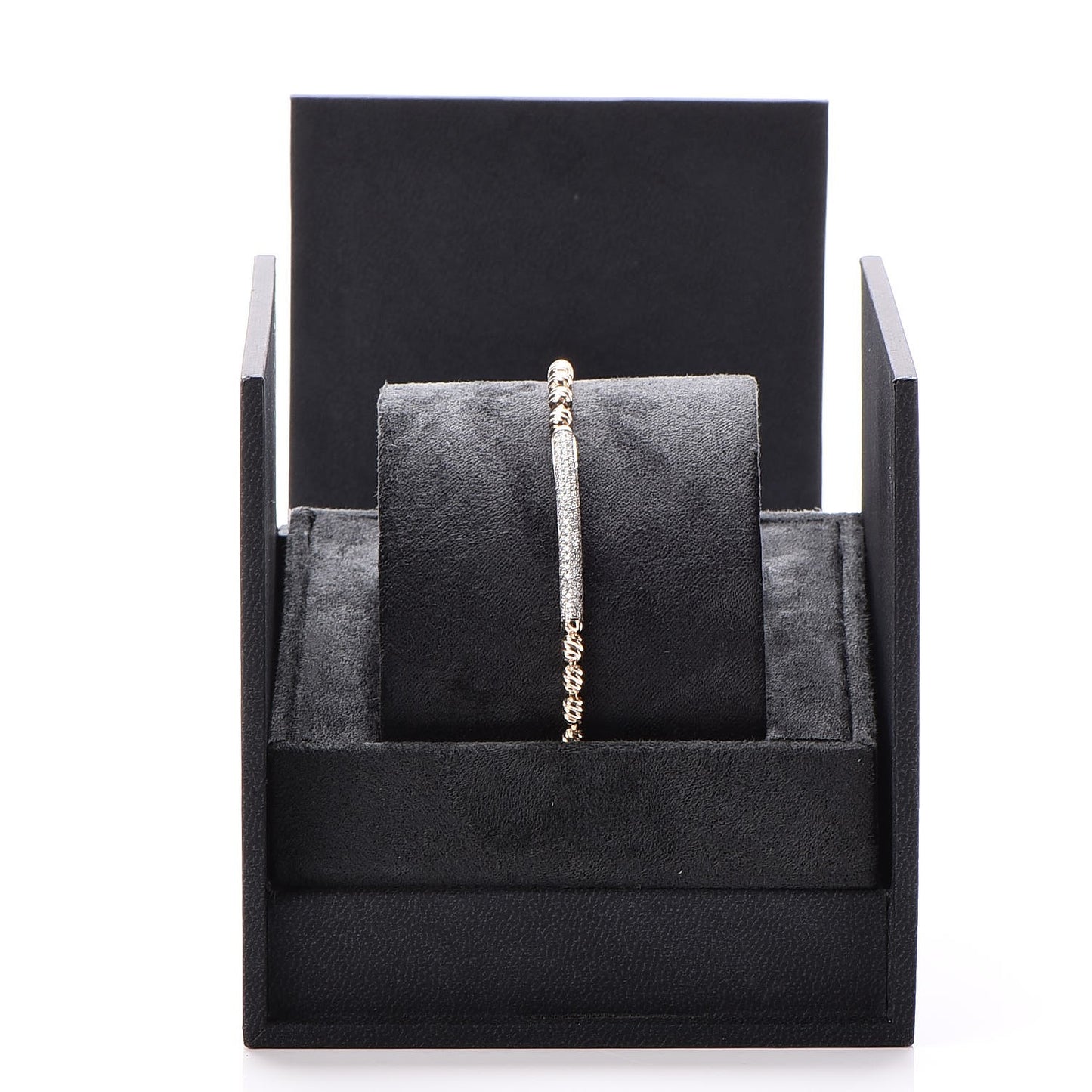 18K Rose Gold Diamond Petite Pave Flex Bracelet