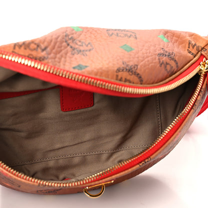 MCM Skyoptic Visetos Small Fursten Belt Bag Diamond Cognac 4 of 7