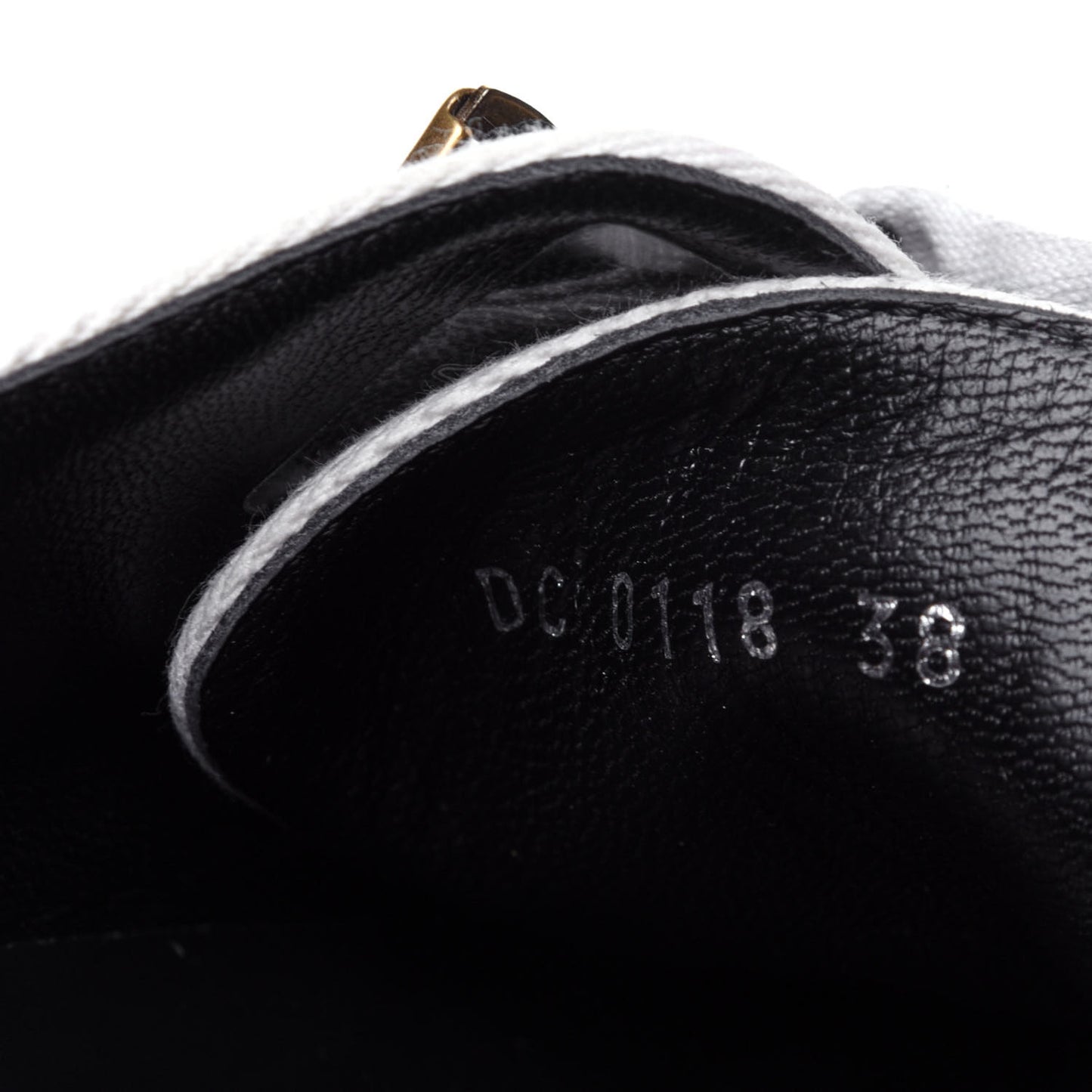 Canvas Walk'N'Dior Low Top Sneakers 38 Black