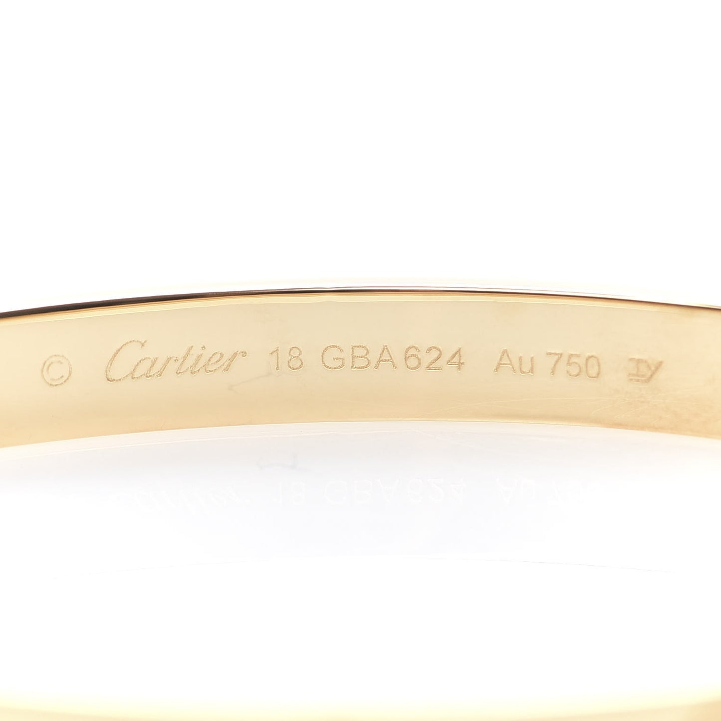 18K Yellow Gold LOVE Bracelet 18