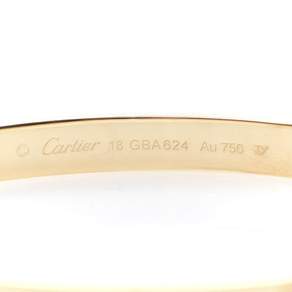 Cartier 18K Yellow Gold LOVE Bracelet 18 7 of 10