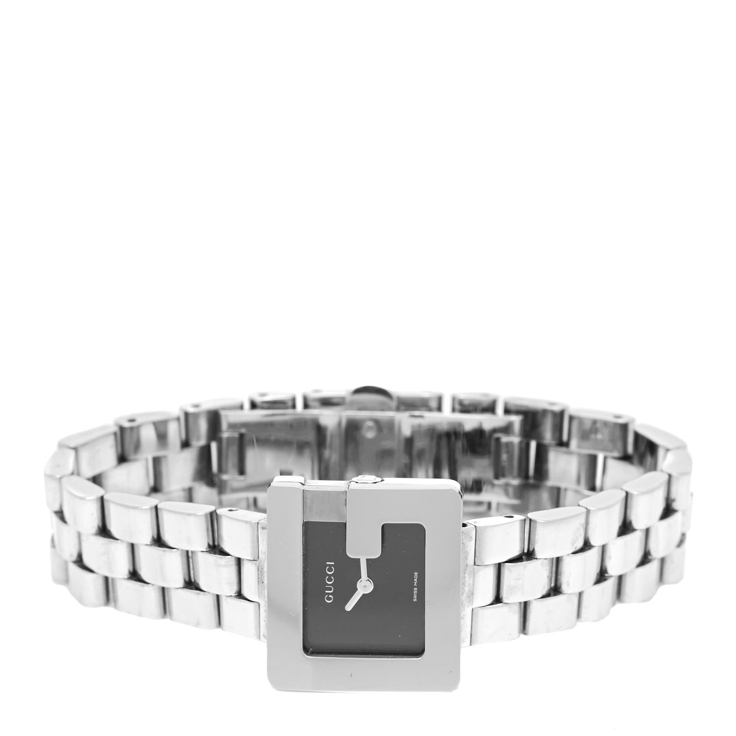 Stainless Steel 23mm 3600L Quartz Watch Black