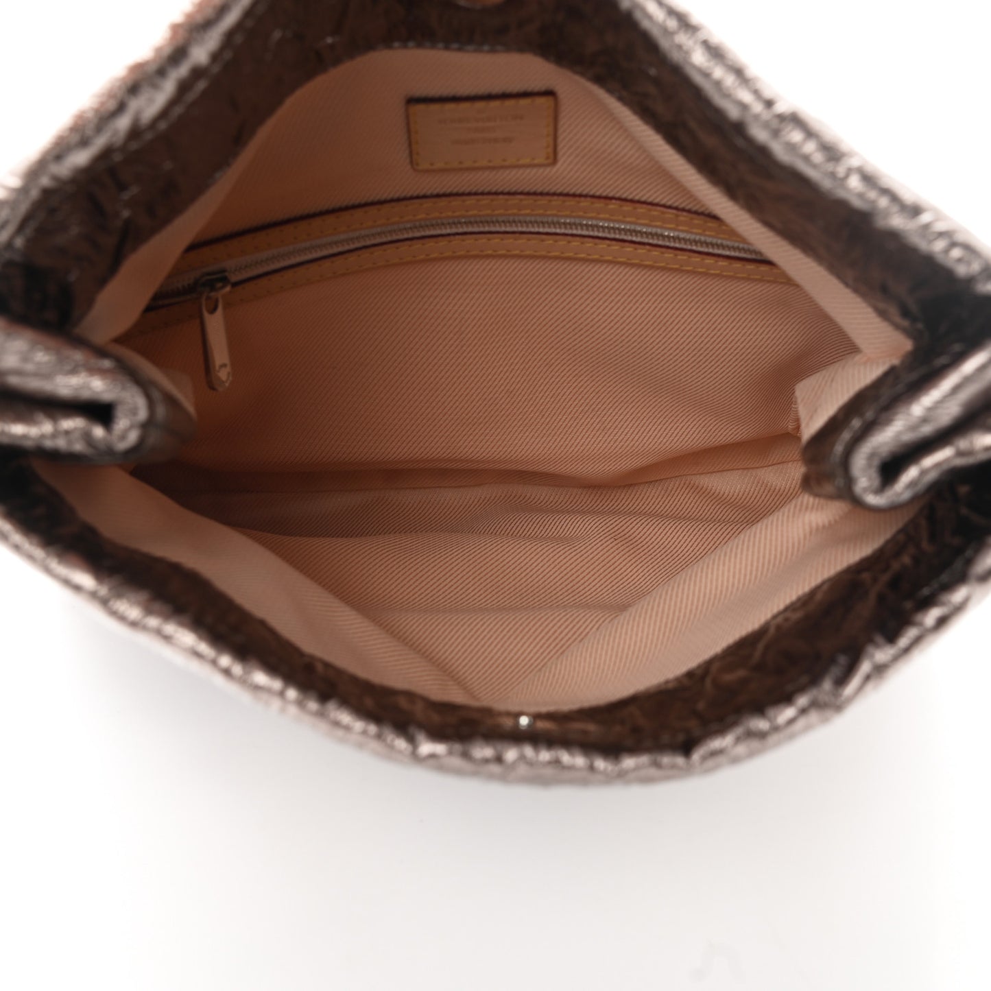 Jacquard Quilted Monogram Limelight Clutch MM Rose Gold