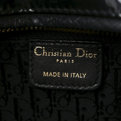 Christian Dior Patent Cannage Large Lady Dior Black 6 of 10