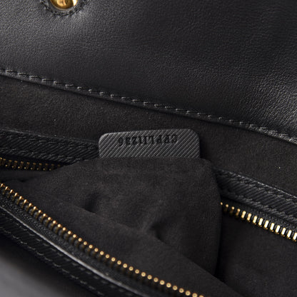 Burberry Trench Calfskin Medium DK88 Top Handle Bag Black 8 of 10