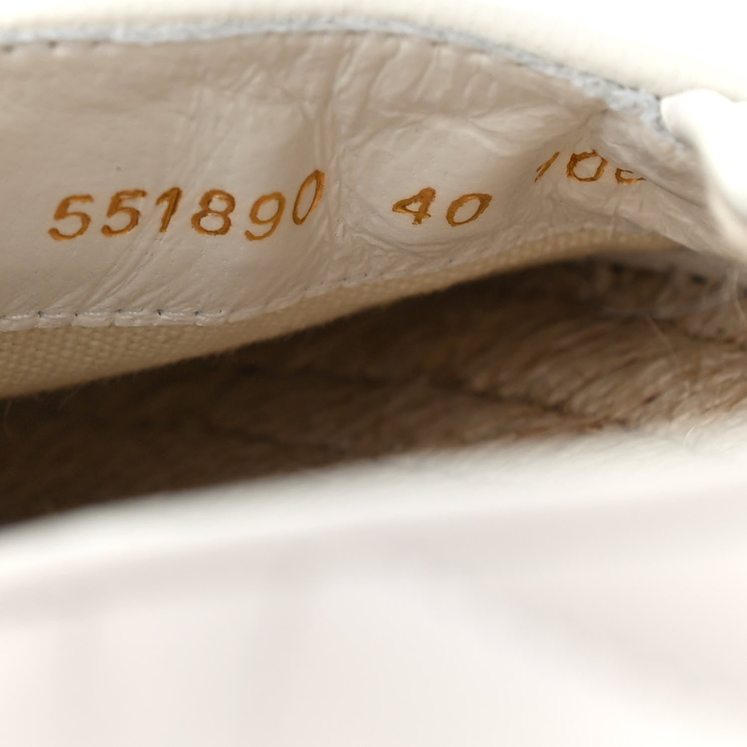 Gucci Nappa Matelasse GG Marmont Espadrilles 40 Great White 8 of 8