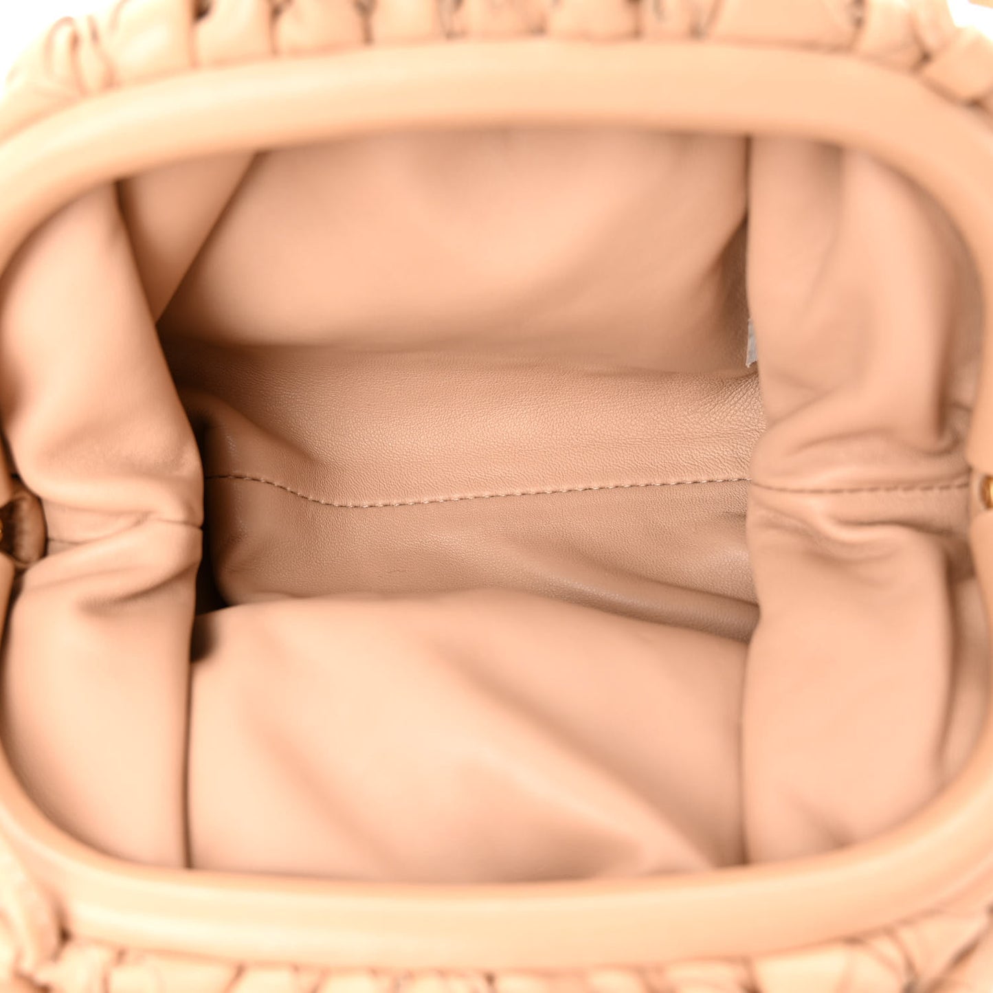 Nappa Intrecciato The Mini Pouch Almond