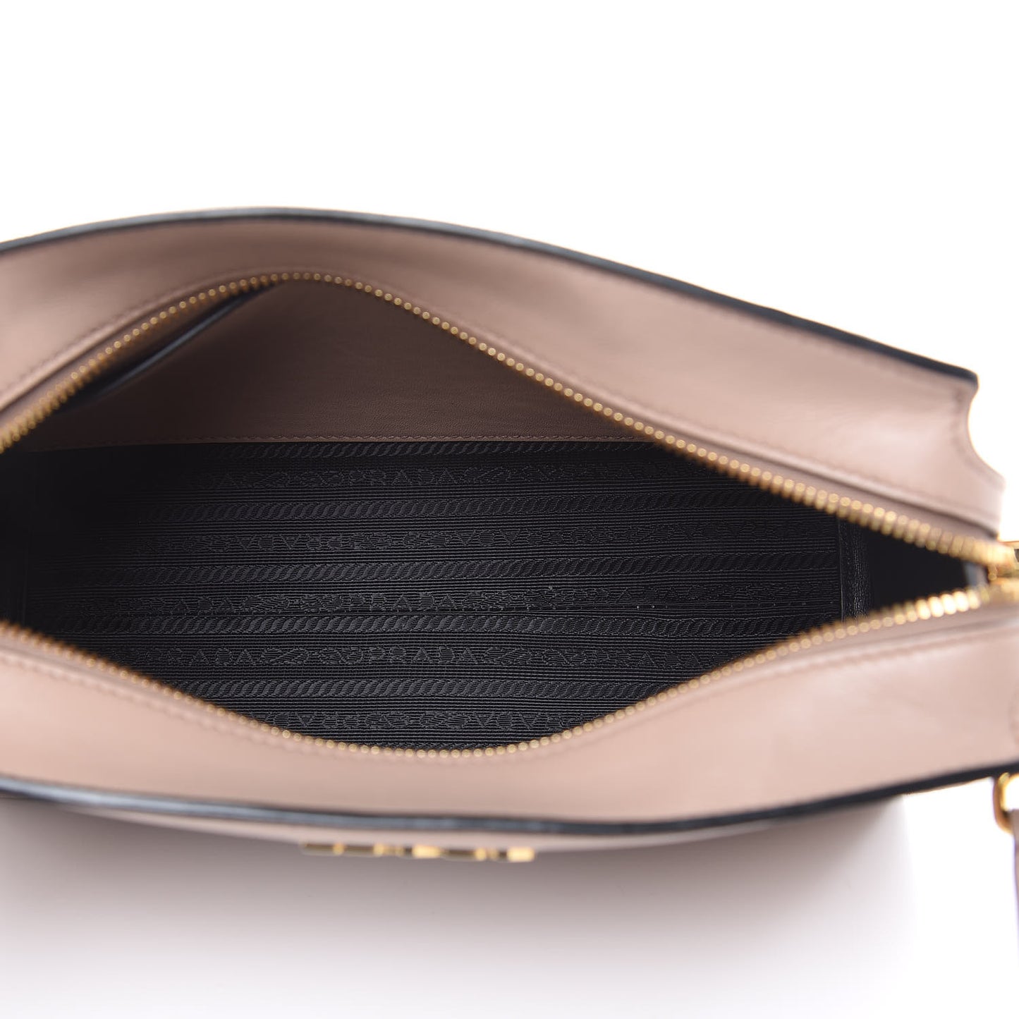 Saffiano City Calfskin Esplanade Crossbody Bag Cipria