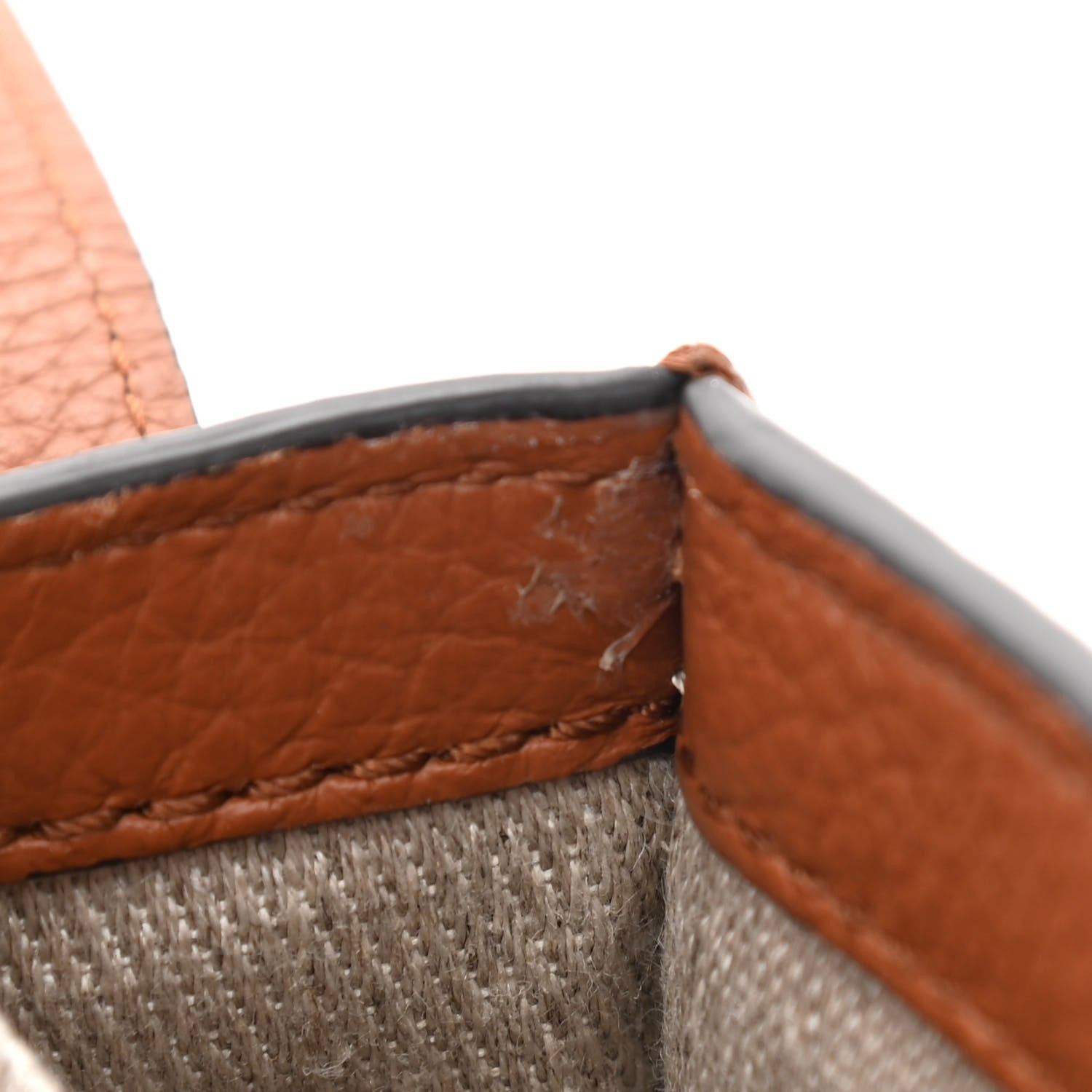 Chloe Calfskin Mini Marcie Round Crossbody Bag Tan 12 of 12