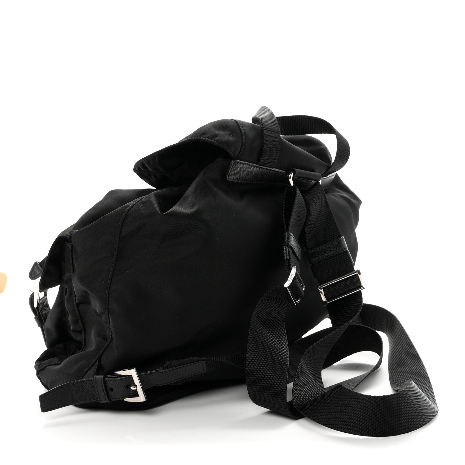Prada Re-Nylon Saffiano Medium Backpack Black 1943442 – FASHIONPHILE