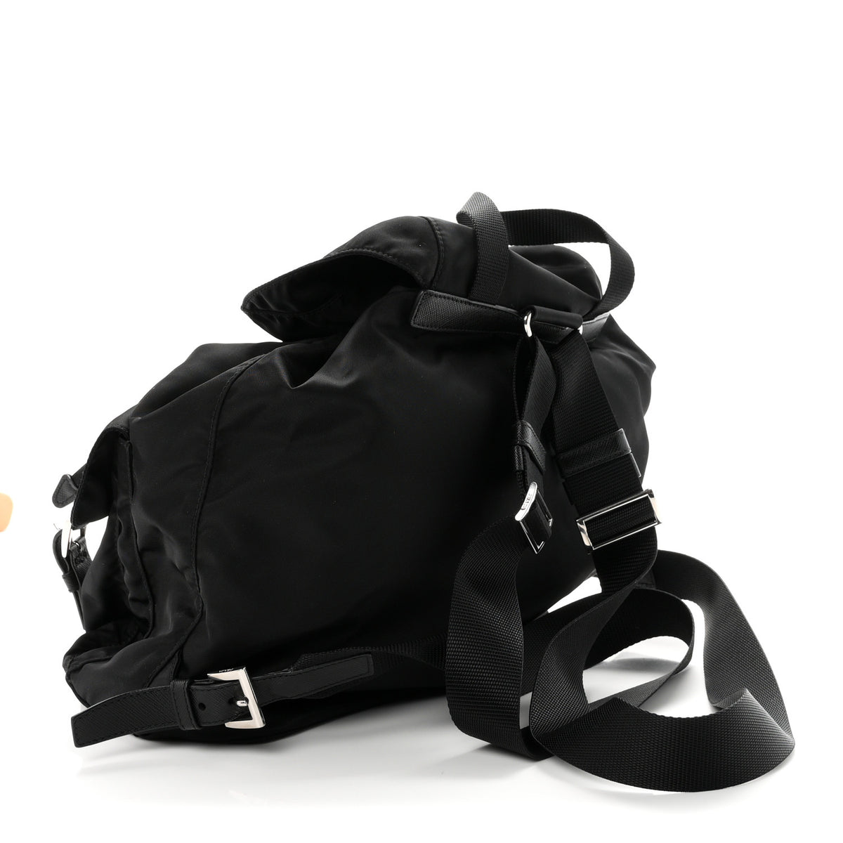 Prada Re-Nylon Saffiano Medium Backpack Black 4 of 11