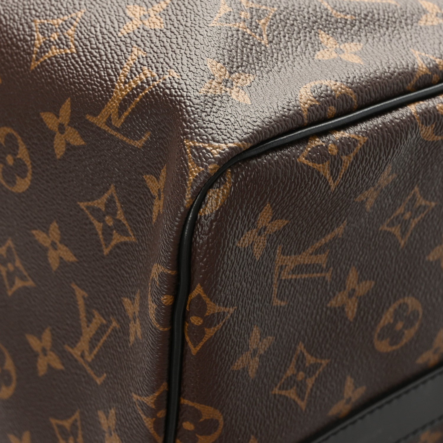 Louis Vuitton Monogram Macassar Keepall Bandouliere 55 6 of 9