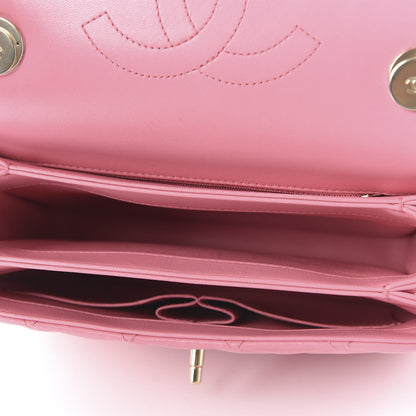 Chanel Lambskin Quilted Small Trendy CC Flap Dual Handle Bag Pink 5 of 11