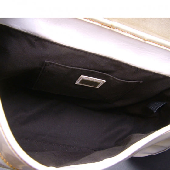 Toile Patent B BAG White