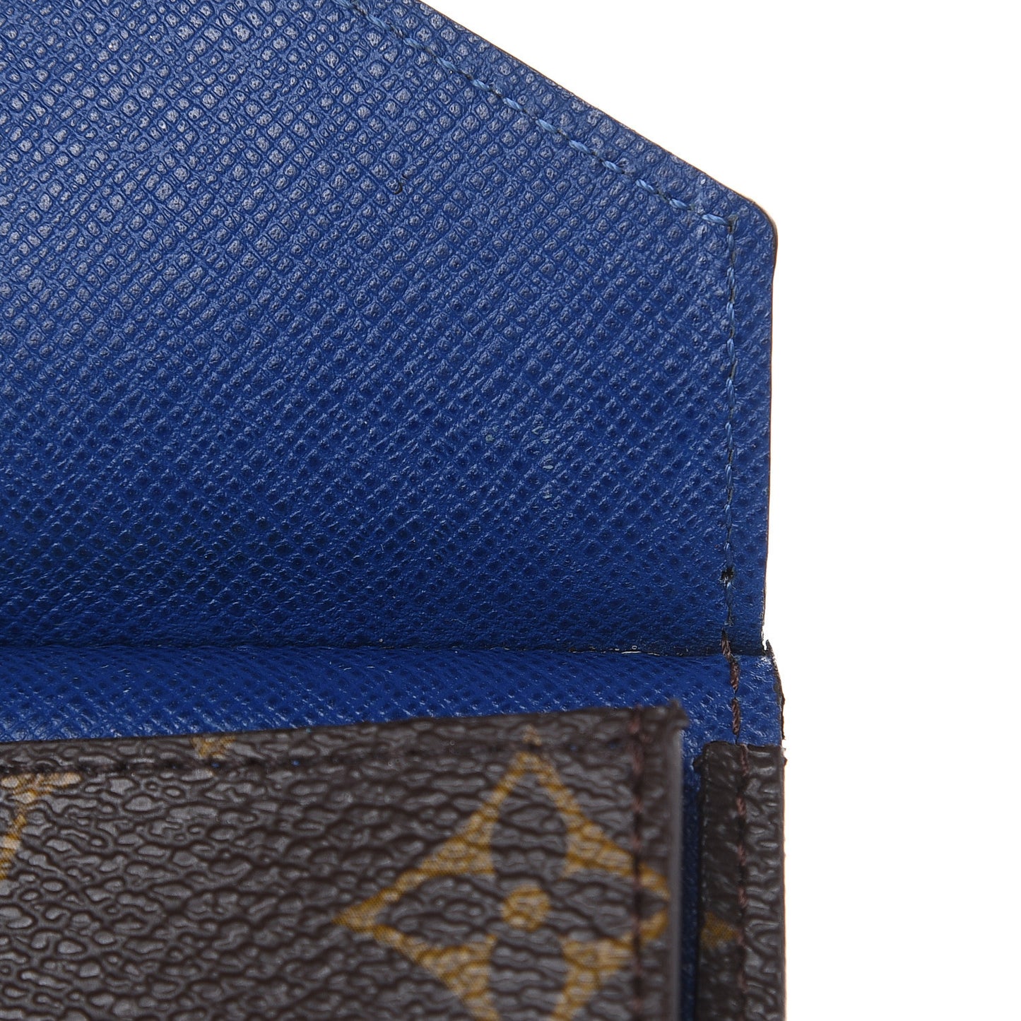 Monogram Compact Marie Wallet Blue
