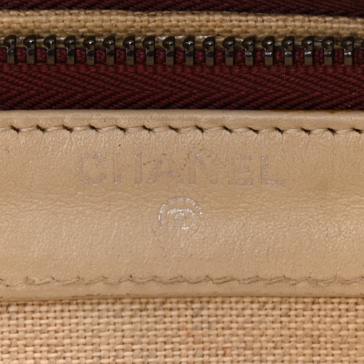 Tweed Calfskin Small Gabrielle Clutch With Chain Red