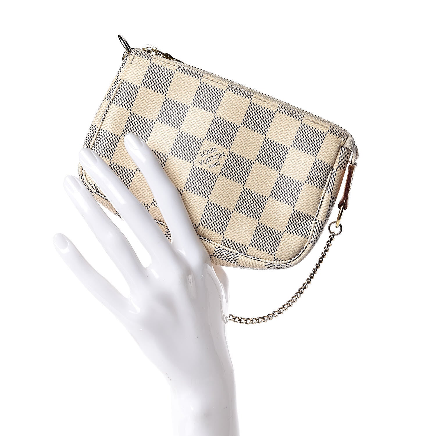 Louis Vuitton Damier Azur Mini Pochette Accessories 2 of 8