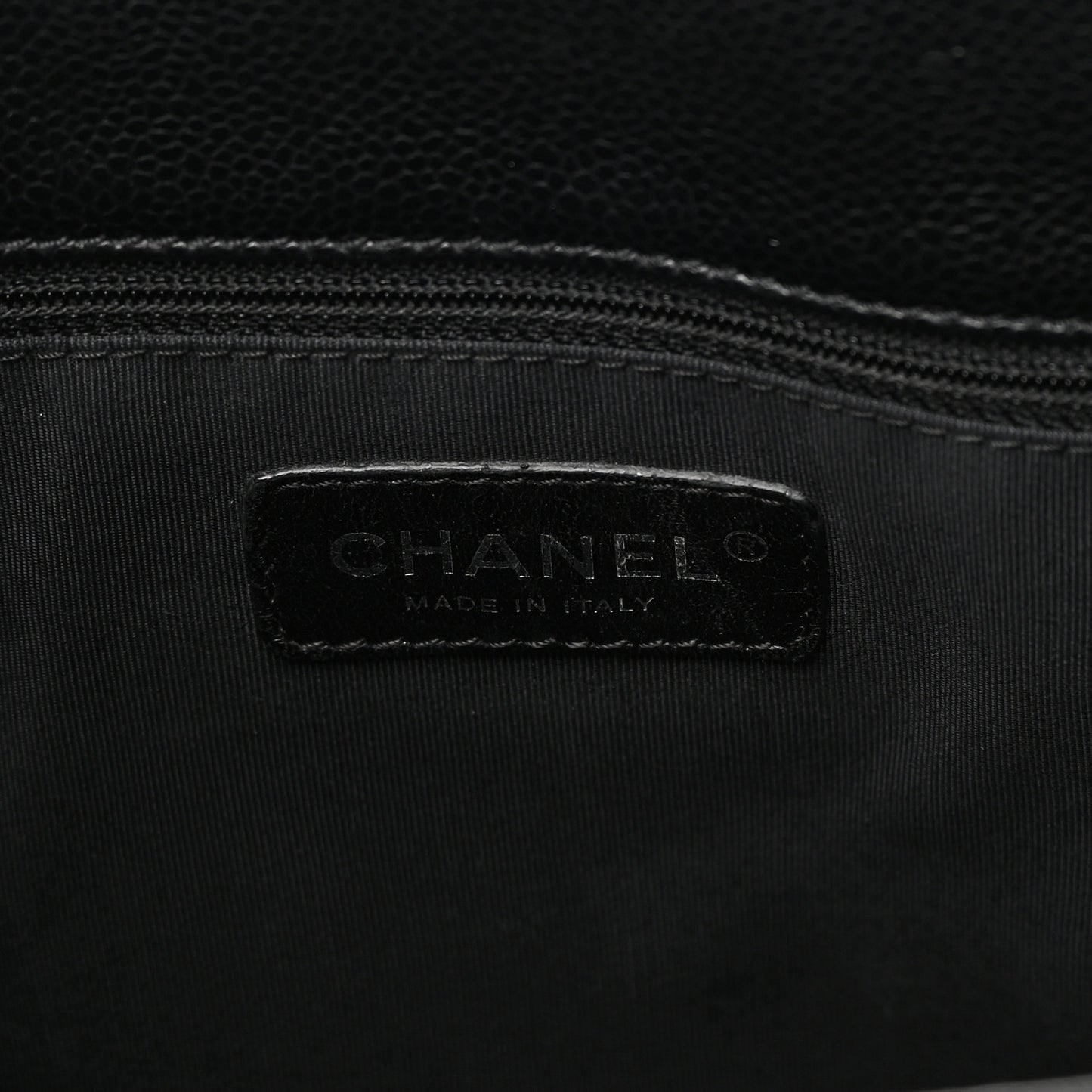 Caviar Quilted Grand Shopping Tote GST Black