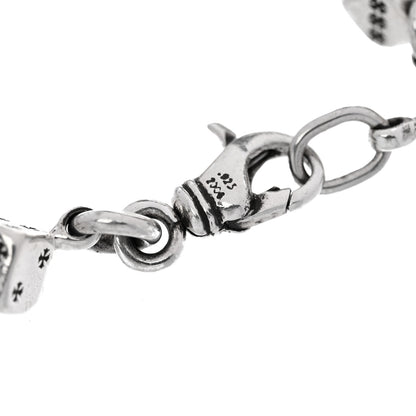 Chrome Hearts Sterling Silver Dice Cross Ball Bracelet 3 of 4