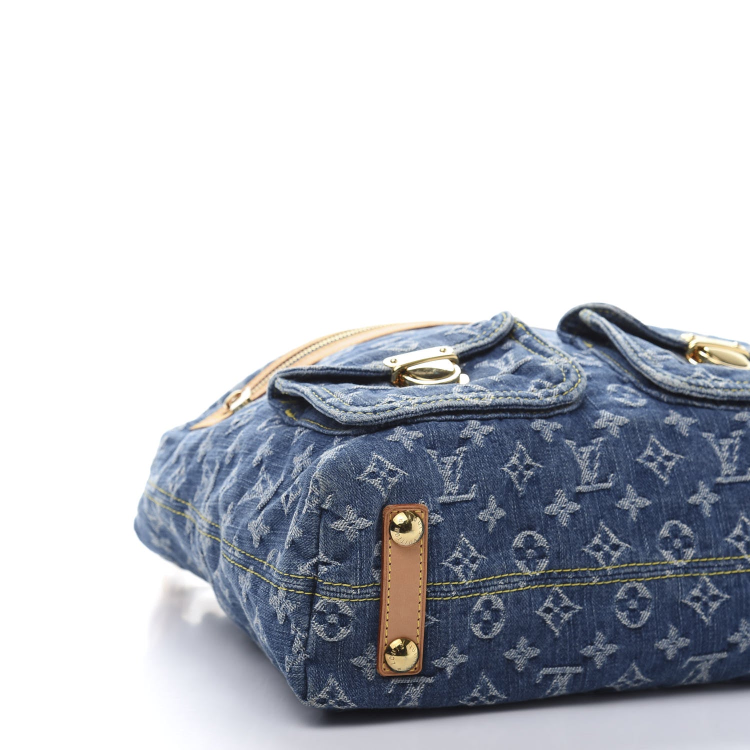 Louis Vuitton Denim Baggy GM Blue 6 of 11