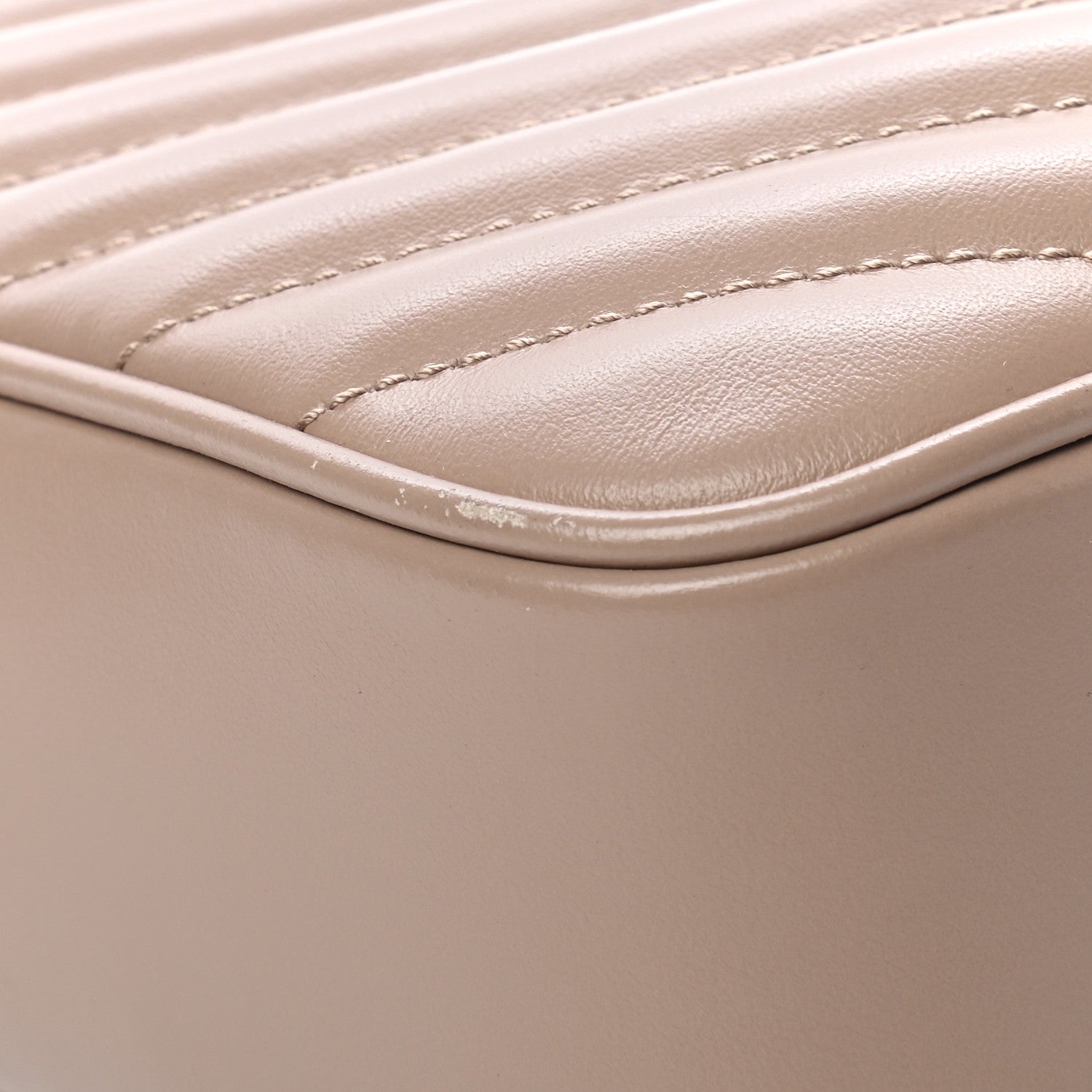 Saint Laurent Calfskin Matelasse Monogram Lou Camera Bag Nude Powder 10 of 11