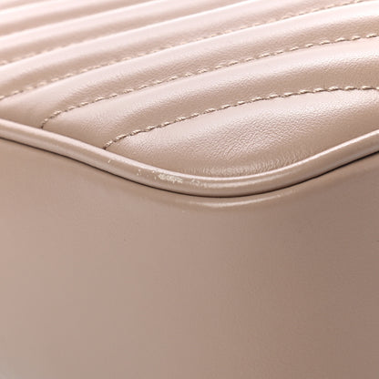 Saint Laurent Calfskin Matelasse Monogram Lou Camera Bag Nude Powder 10 of 11
