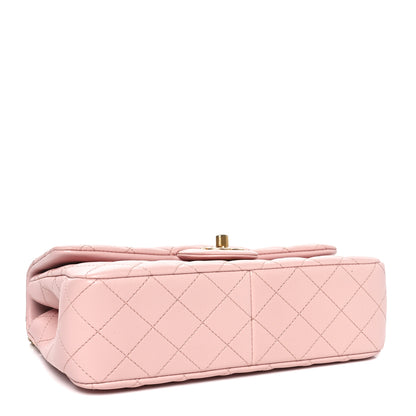 Chanel Lambskin Quilted Small Sweet Camellia Flap Light Pink 3 of 11