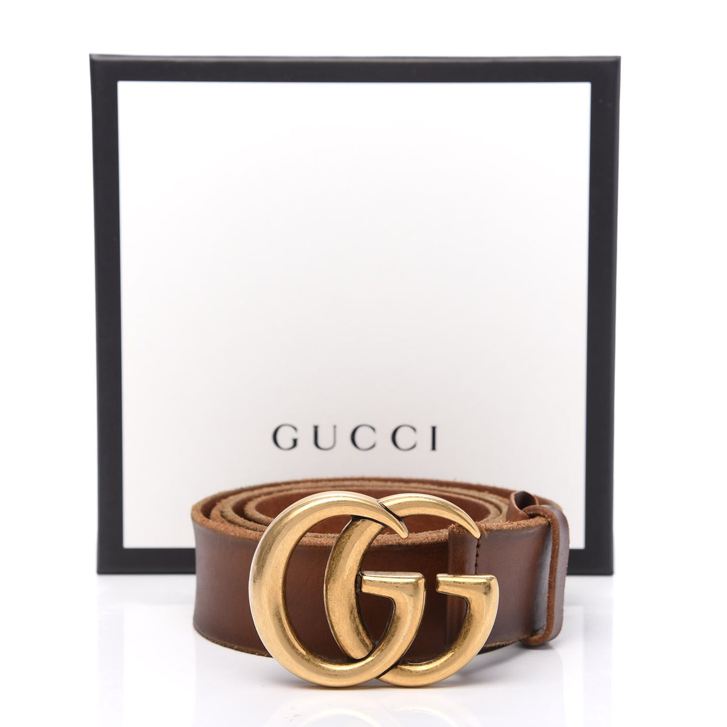 Faded Calfskin Double G 40mm Belt 105 42 Cuir